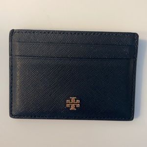 Black Tory Burch card holder